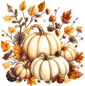 Acquire this cozy Autumn Pumpkin Basket Illustration, enriched with acorns and diverse fall leaves, an ideal PNG for warmth-themed projects 33 - Acquire this cozy Autumn Pumpkin Basket Illustration, enriched with acorns and diverse fall leaves, an ideal PNG for warmth-themed projects Free PNG Download
