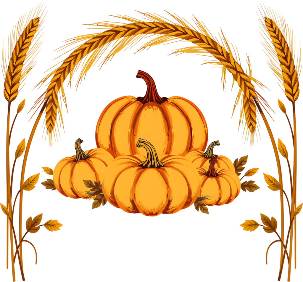 Frame your designs with an arch of wheat surrounding a cluster of pumpkins, a classic Autumn PNG illustration. 1 - Frame your designs with an arch of wheat surrounding a cluster of pumpkins, a classic Autumn PNG illustration. Free PNG Download