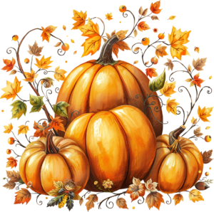 Acquire this cozy Autumn Pumpkin Basket Illustration, enriched with acorns and diverse fall leaves, an ideal PNG for warmth-themed projects 38 - Acquire this cozy Autumn Pumpkin Basket Illustration, enriched with acorns and diverse fall leaves, an ideal PNG for warmth-themed projects Free PNG Download