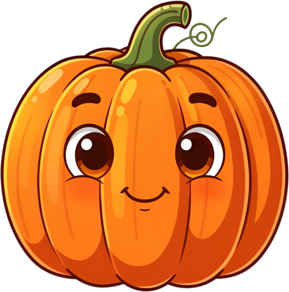 Brighten your projects with a sweet pumpkin with big eyes for a charming Fall PNG Illustration 1 - Brighten your projects with a sweet pumpkin with big eyes for a charming Fall PNG Illustration Free PNG Download