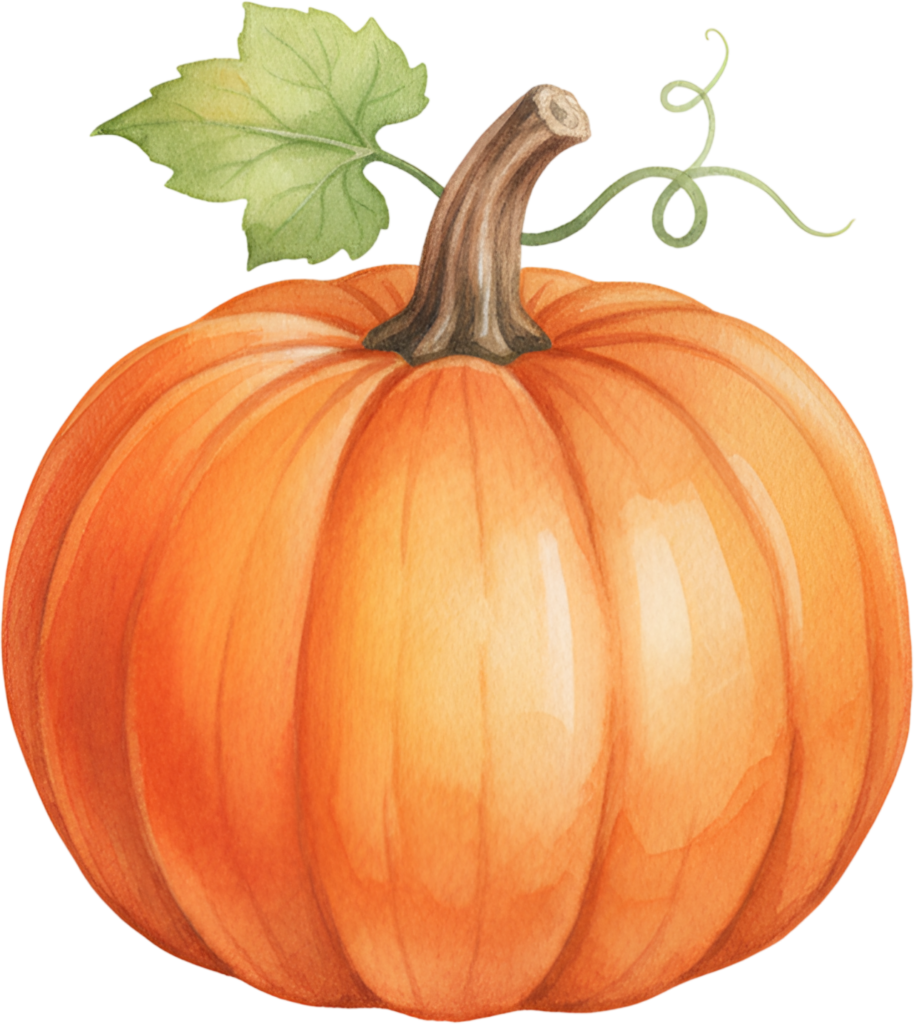 Highlight rustic elegance with a classic pumpkin with leaf and vine watercolor Fall PNG Illustration 1 - Highlight rustic elegance with a classic pumpkin with leaf and vine watercolor Fall PNG Illustration Free PNG Download
