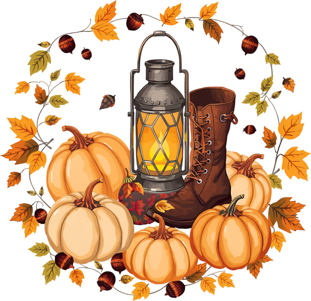 Fashion charming autumn vignettes with white pumpkins, a rustic boot, and a lantern Fall PNG Illustration 1 - Fashion charming autumn vignettes with white pumpkins, a rustic boot, and a lantern Fall PNG Illustration Free PNG Download
