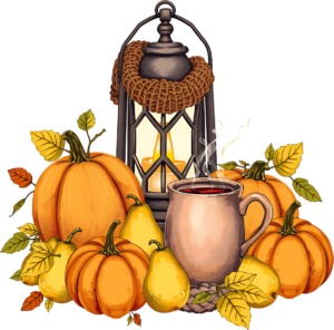 Acquire this cozy Autumn Pumpkin Basket Illustration, enriched with acorns and diverse fall leaves, an ideal PNG for warmth-themed projects 50 - Acquire this cozy Autumn Pumpkin Basket Illustration, enriched with acorns and diverse fall leaves, an ideal PNG for warmth-themed projects Free PNG Download