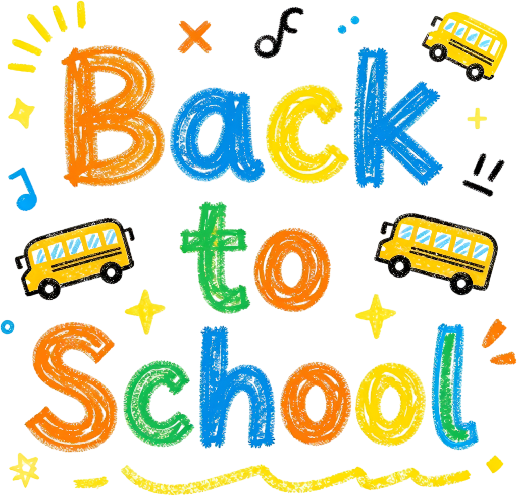 - Delightful crayon-stroke "Back to School" wordmark, a vibrant PNG clipart graphic for engaging classroom signage projects. Free PNG Download