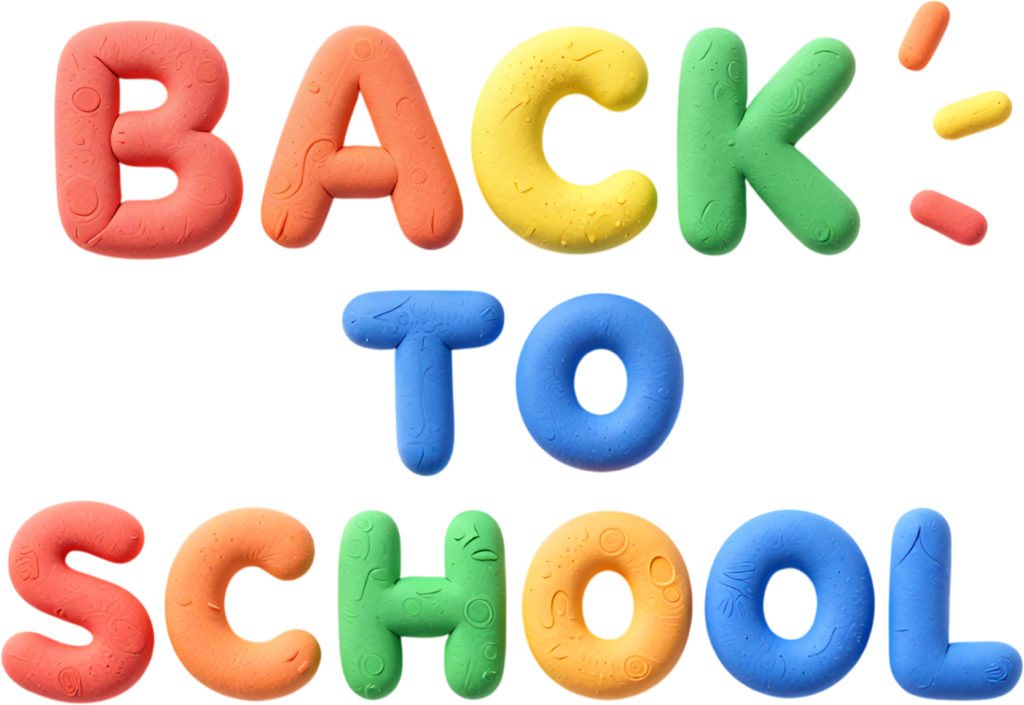 Discover this unique Play-Doh textured "BACK TO SCHOOL" wordmark clipart, an adorable PNG for vibrant learning resources. 1 - Discover this unique Play-Doh textured "BACK TO SCHOOL" wordmark clipart, an adorable PNG for vibrant learning resources. Free PNG Download