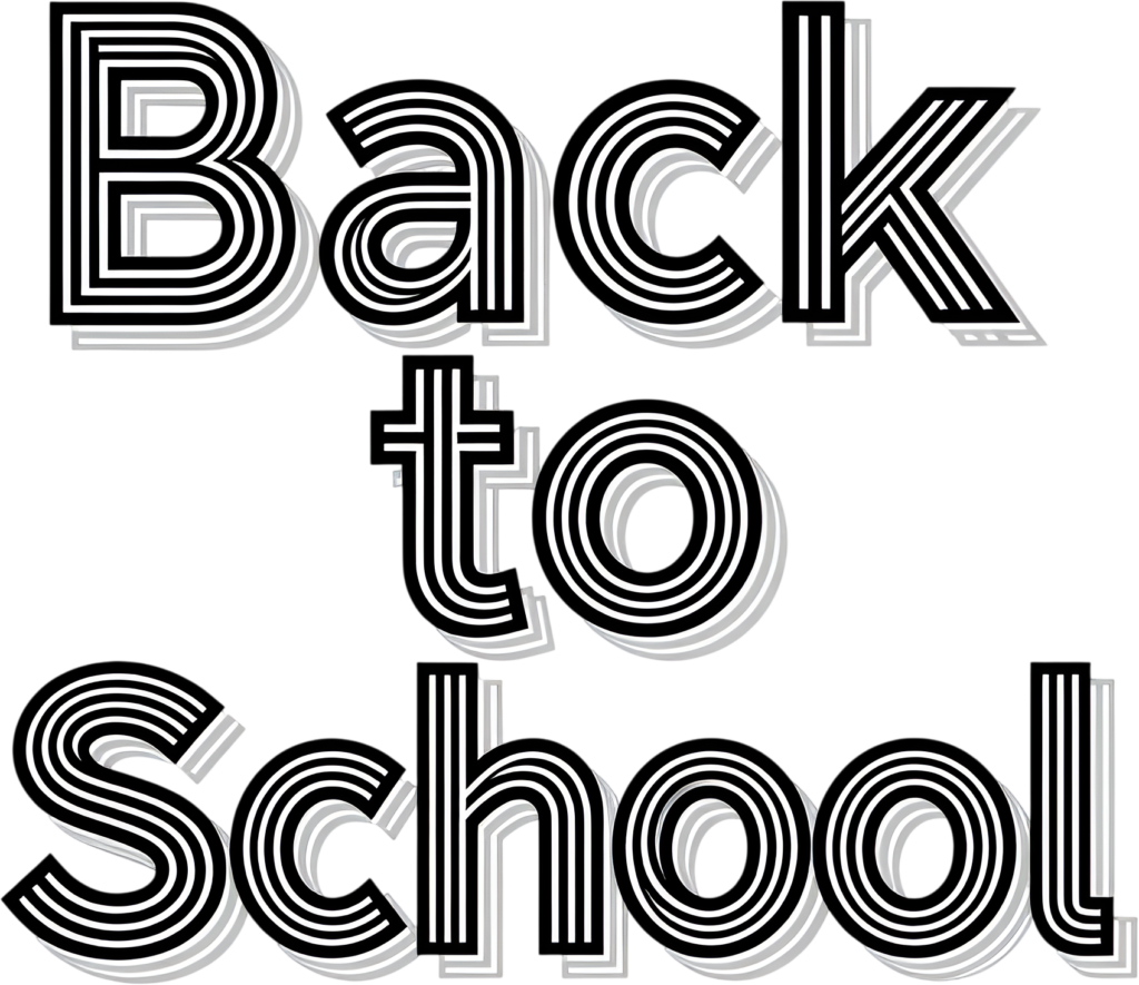 Get ready with this bold retro striped "Back to School" wordmark, a dynamic PNG clipart graphic for modern academic posters. 1 - Get ready with this bold retro striped "Back to School" wordmark, a dynamic PNG clipart graphic for modern academic posters. Free PNG Download