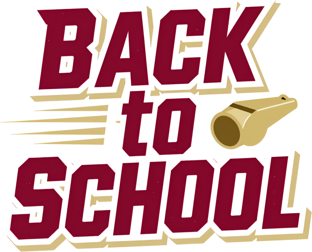 - Boost team spirit with this athletic "BACK TO SCHOOL" wordmark, a bold PNG clipart for sports event promotion. Free PNG Download
