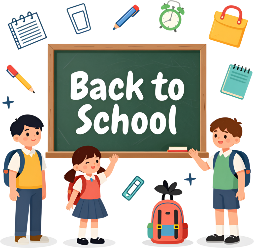Support education with this playful doodle "Back to School" wordmark, a charming PNG clipart for primary classroom visual aids. 1 - Support education with this playful doodle "Back to School" wordmark, a charming PNG clipart for primary classroom visual aids. Free PNG Download