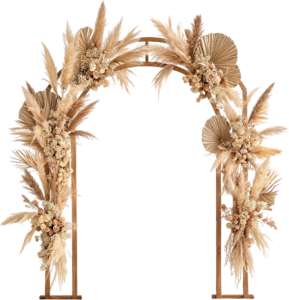 Classic Boho Arch Illustrations, PNG for Elegant Wedding Ceremonies