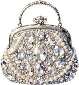 Celestial Blue Potli Pouch, featuring a delicate constellation and colorful blossoms, a unique Bridal PNG Clipart 45 - Celestial Blue Potli Pouch, featuring a delicate constellation and colorful blossoms, a unique Bridal PNG Clipart Free PNG Download