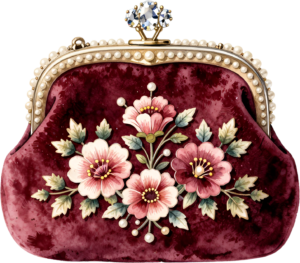Celestial Blue Potli Pouch, featuring a delicate constellation and colorful blossoms, a unique Bridal PNG Clipart 51 - Celestial Blue Potli Pouch, featuring a delicate constellation and colorful blossoms, a unique Bridal PNG Clipart Free PNG Download