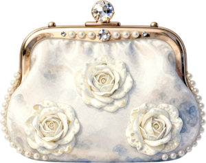Unique Woven Clutch crafted with shimmering mother-of-pearl and pearls, a stunning PNG for women's luxury clipart 4 - Unique Woven Clutch crafted with shimmering mother-of-pearl and pearls, a stunning PNG for women's luxury clipart Free PNG Download