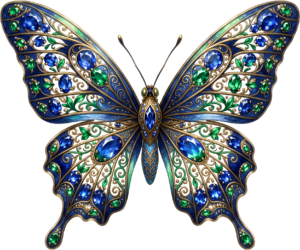 - Deep Blue Butterfly in flight profile, a captivating PNG for ethereal clipart, fantasy designs, and enchanting digital compositions Free PNG Download