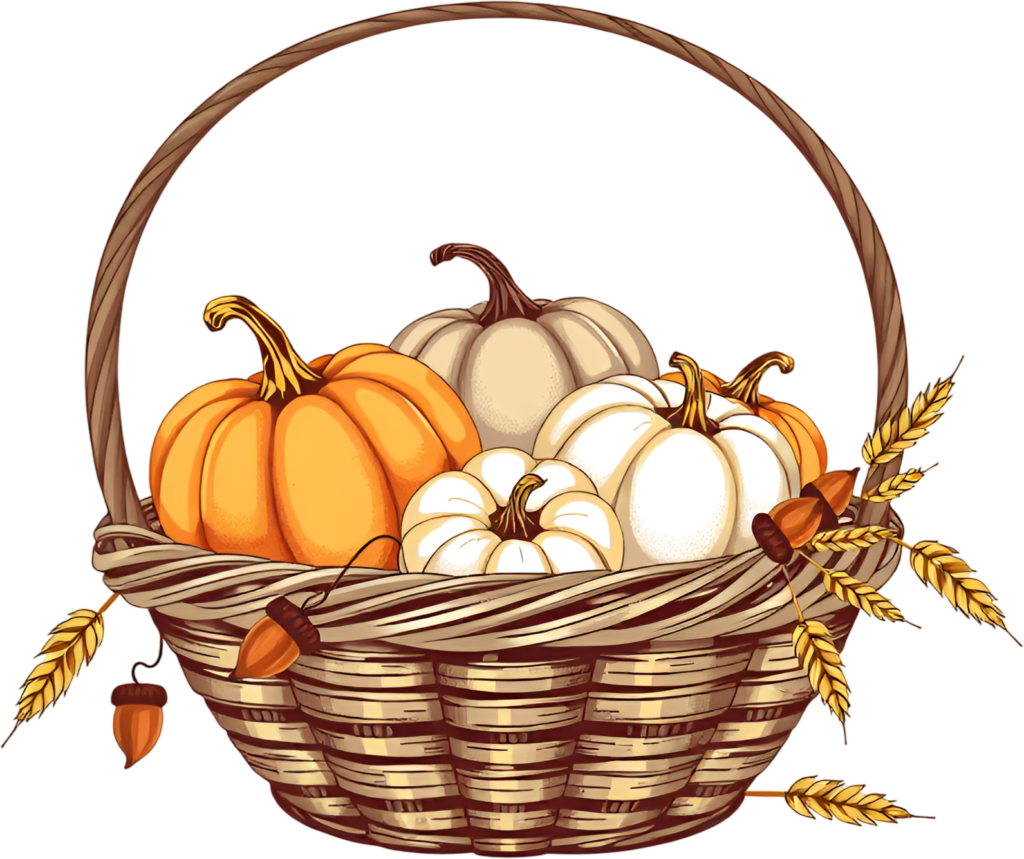 Investigate this minimalist Pumpkin Basket Illustration, a clean PNG with wheat and acorns, superb for understated seasonal branding 1 - Investigate this minimalist Pumpkin Basket Illustration, a clean PNG with wheat and acorns, superb for understated seasonal branding Free PNG Download