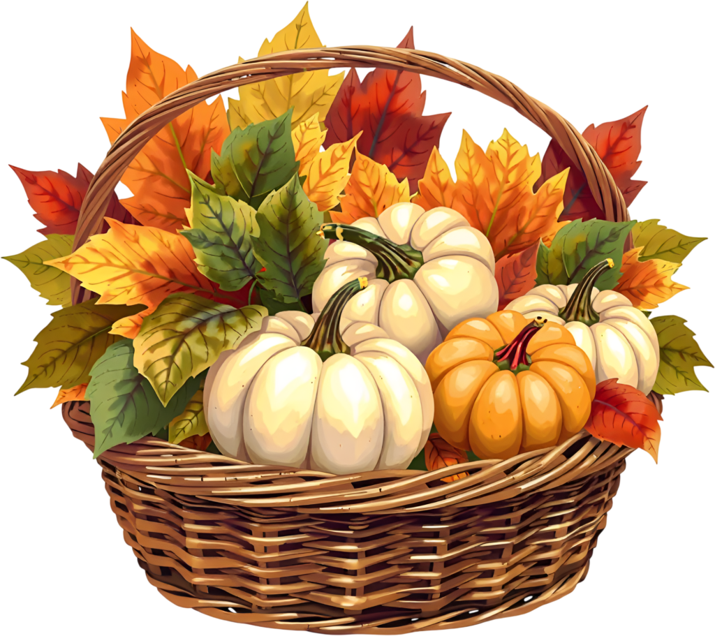 Embrace the autumnal spirit with this inviting Pumpkin Basket PNG Illustration, showcasing two pumpkins and a scattering of acorns for charm 1 - Embrace the autumnal spirit with this inviting Pumpkin Basket PNG Illustration, showcasing two pumpkins and a scattering of acorns for charm Free PNG Download