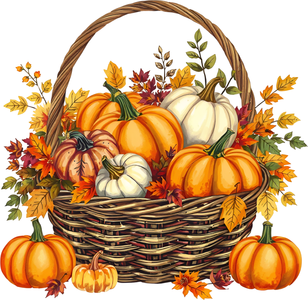 Unveil this delightful Autumn Pumpkin Basket Illustration, a charming PNG with colorful pumpkins and acorns, perfect for festive projects 1 - Unveil this delightful Autumn Pumpkin Basket Illustration, a charming PNG with colorful pumpkins and acorns, perfect for festive projects Free PNG Download