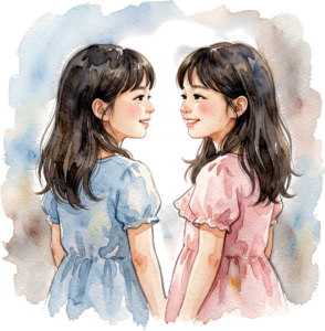 Friends talking circle watercolor illustration, an engaging group PNG asset for communication designs 61 - Friends talking circle watercolor illustration, an engaging group PNG asset for communication designs Free PNG Download