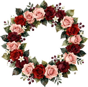 Berries Rose Frame Flower illustration, a delicate PNG for charming wedding invites and elegant event decor 46 - Berries Rose Frame Flower illustration, a delicate PNG for charming wedding invites and elegant event decor Free PNG Download