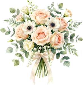 Whimsical Woodland Rose Bouquet Clipart with Ferns and Ivy for enchanting Forest Wedding themes, a charming PNG asset 19 - Whimsical Woodland Rose Bouquet Clipart with Ferns and Ivy for enchanting Forest Wedding themes, a charming PNG asset Free PNG Download