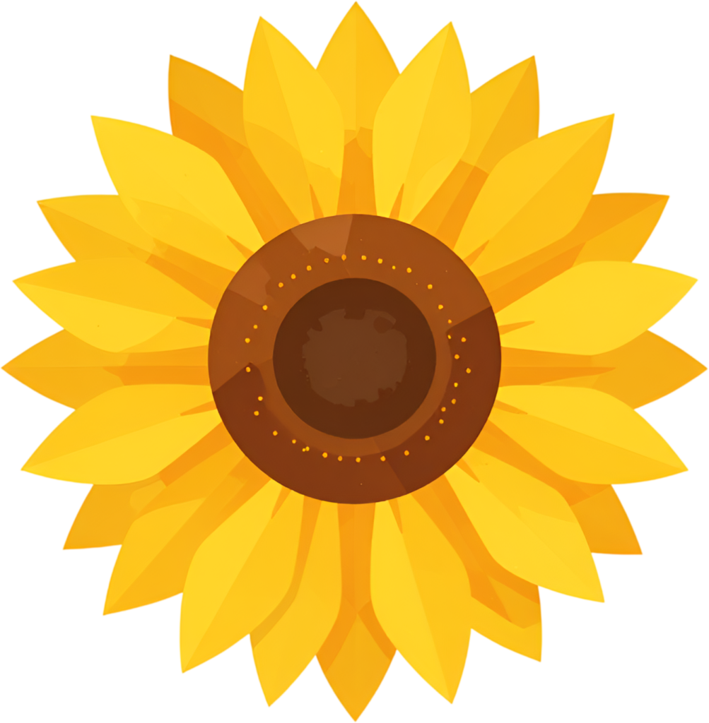 Bright Sunflower vibrant summer bloom artwork essential for cheerful autumn Flower Clipart PNG designs 1 - Bright Sunflower vibrant summer bloom artwork essential for cheerful autumn Flower Clipart PNG designs Free PNG Download