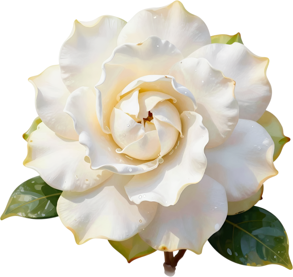 Magnificent Lush Gardenia bloom realistic digital artwork ideal for elegant wedding Flower PNG Clipart 1 - Magnificent Lush Gardenia bloom realistic digital artwork ideal for elegant wedding Flower PNG Clipart Free PNG Download