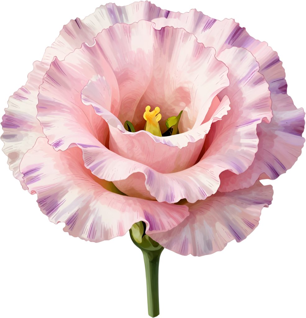 Eustoma Blossom, elegant pink Lisianthus Flower PNG, ideal illustration for sophisticated wedding invitations 1 - Eustoma Blossom, elegant pink Lisianthus Flower PNG, ideal illustration for sophisticated wedding invitations Free PNG Download