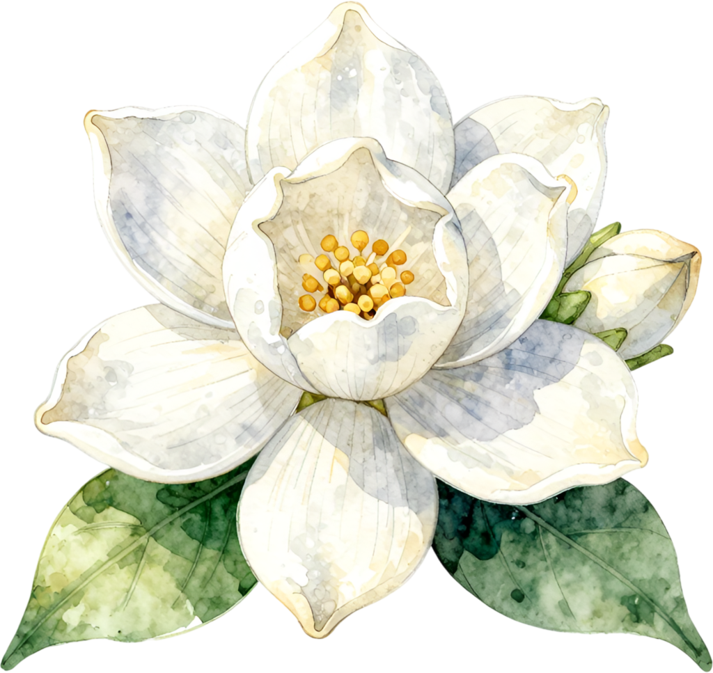 - Jasmine Flower, pure white fragrant Illustration PNG perfect for tranquil spa branding and delicate nature-inspired digital projects Free PNG Download