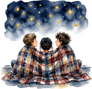 Friends talking circle watercolor illustration, an engaging group PNG asset for communication designs 6 - Friends talking circle watercolor illustration, an engaging group PNG asset for communication designs Free PNG Download