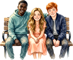 Walking friends arms around, a supportive group PNG illustration for unity and companionship 4 - Walking friends arms around, a supportive group PNG illustration for unity and companionship Free PNG Download