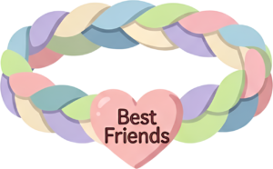 - Woven friendship bracelets stacked, featuring intricate patterns ideal for a bright PNG Clipart design Free PNG Download