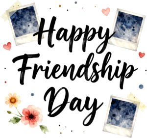 - Package your message with a stylized gift box featuring "Happy Friendship Day" text and a charming polka dot pattern, perfect for greetings PNG clipart. Free PNG Download