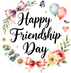 - Package your message with a stylized gift box featuring "Happy Friendship Day" text and a charming polka dot pattern, perfect for greetings PNG clipart. Free PNG Download