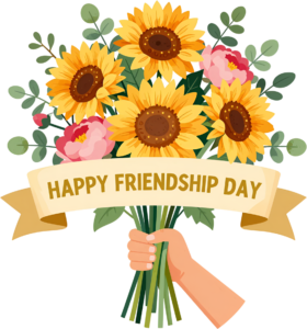 - Package your message with a stylized gift box featuring "Happy Friendship Day" text and a charming polka dot pattern, perfect for greetings PNG clipart. Free PNG Download