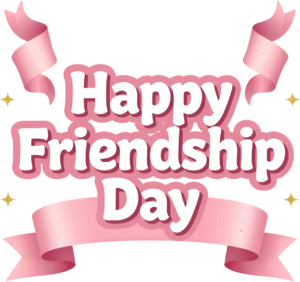 - Package your message with a stylized gift box featuring "Happy Friendship Day" text and a charming polka dot pattern, perfect for greetings PNG clipart. Free PNG Download