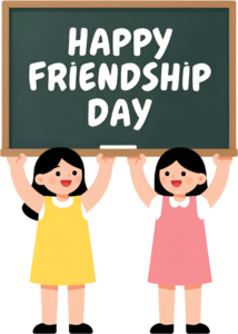 - Package your message with a stylized gift box featuring "Happy Friendship Day" text and a charming polka dot pattern, perfect for greetings PNG clipart. Free PNG Download