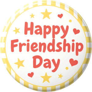 - Package your message with a stylized gift box featuring "Happy Friendship Day" text and a charming polka dot pattern, perfect for greetings PNG clipart. Free PNG Download