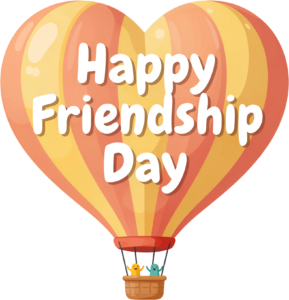 - Package your message with a stylized gift box featuring "Happy Friendship Day" text and a charming polka dot pattern, perfect for greetings PNG clipart. Free PNG Download