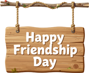 - Package your message with a stylized gift box featuring "Happy Friendship Day" text and a charming polka dot pattern, perfect for greetings PNG clipart. Free PNG Download