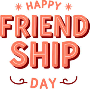 - Package your message with a stylized gift box featuring "Happy Friendship Day" text and a charming polka dot pattern, perfect for greetings PNG clipart. Free PNG Download