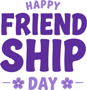 - Package your message with a stylized gift box featuring "Happy Friendship Day" text and a charming polka dot pattern, perfect for greetings PNG clipart. Free PNG Download