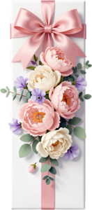 Charming Peach Rose Gift Box, sheer ribbon, fern accents, floral embossed design, lovely PNG clipart 41 - Charming Peach Rose Gift Box, sheer ribbon, fern accents, floral embossed design, lovely PNG clipart Free PNG Download