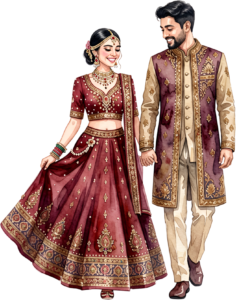 Embracing Indian Wedding Couple PNG Illustration, Ideal for Vibrant Cultural Celebrations and Custom Invitations 52 - Embracing Indian Wedding Couple PNG Illustration, Ideal for Vibrant Cultural Celebrations and Custom Invitations Free PNG Download