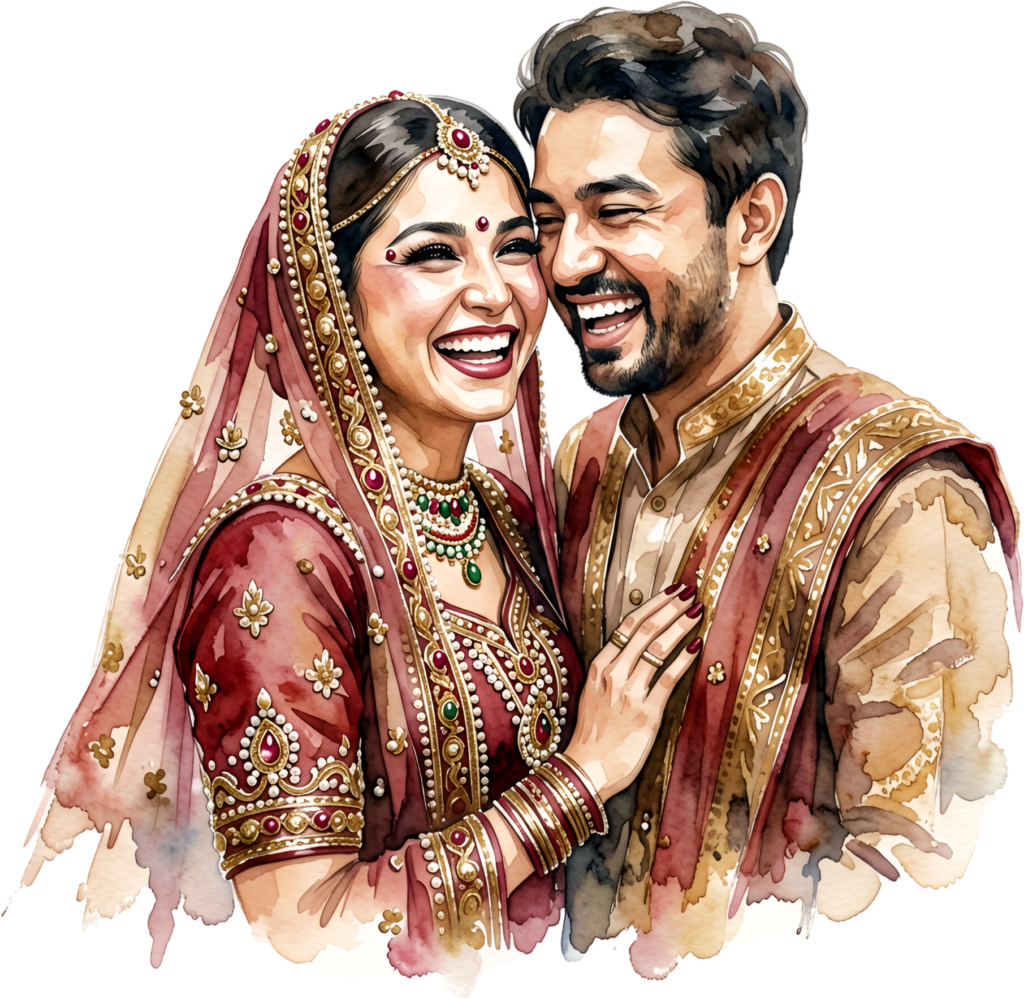 Hearty Indian laughter between newlyweds, animated PNG graphic for truly happy wedding groom clip art 1 Hearty Indian laughter between newlyweds, animated PNG graphic for truly happy wedding groom clip art