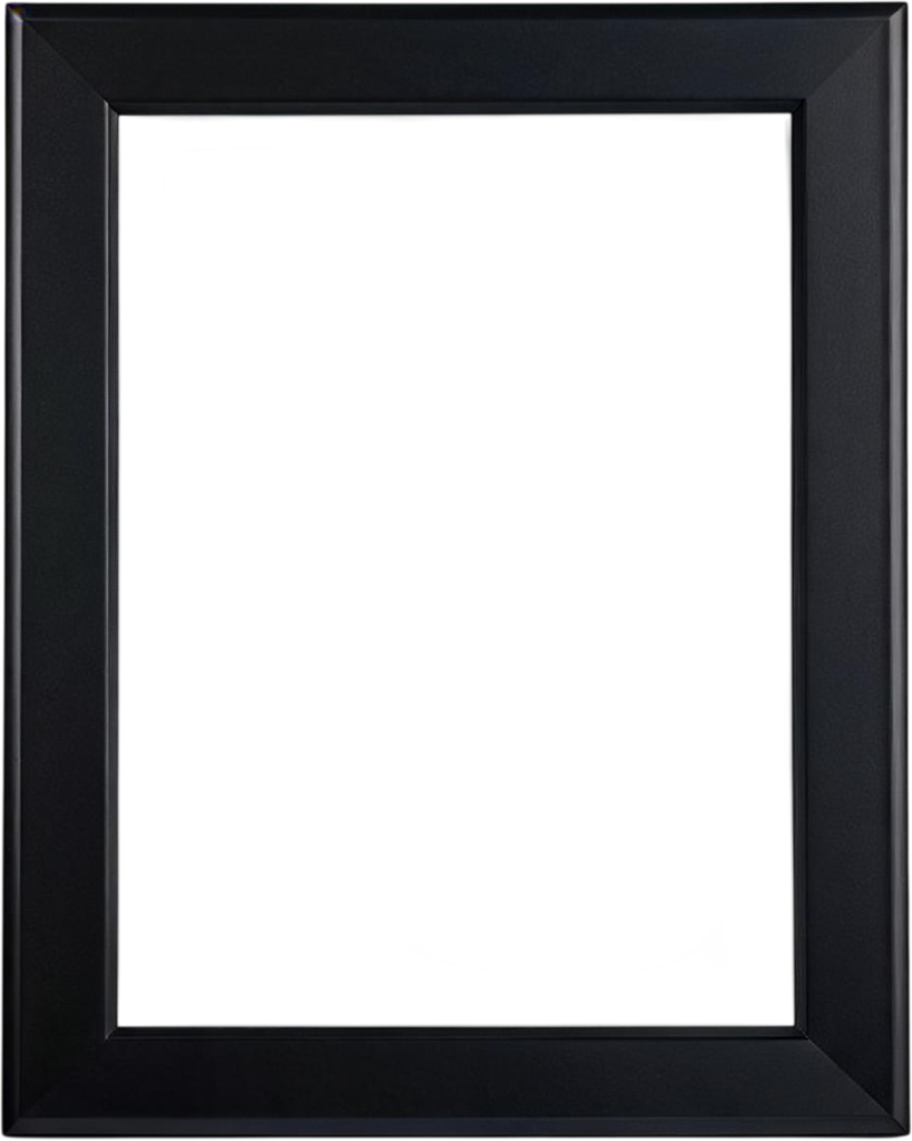 Simple black rectangular frame, clean vertical illustration, essential PNG design 1 - Simple black rectangular frame, clean vertical illustration, essential PNG design Free PNG Download