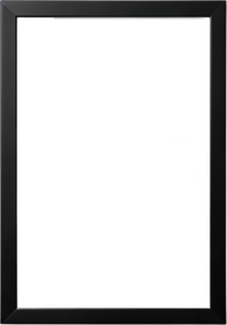 Vertical black frame, subtle texture illustration, versatile modern PNG element