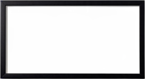Landscape black picture frame, subtle texture illustration, contemporary PNG item