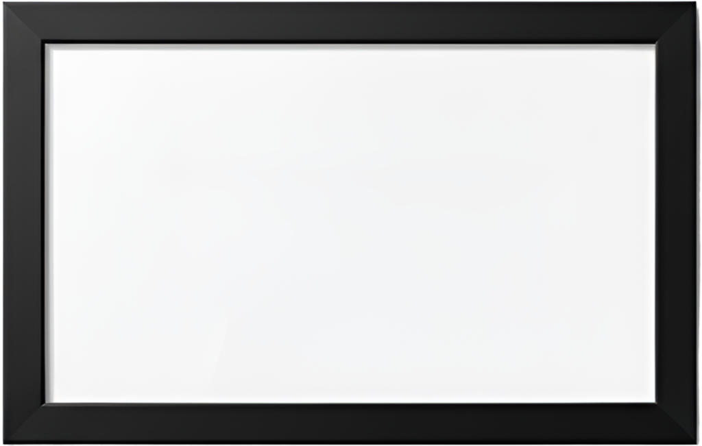 Polished horizontal black frame illustration, sleek reflective display PNG option 1 - Polished horizontal black frame illustration, sleek reflective display PNG option Free PNG Download