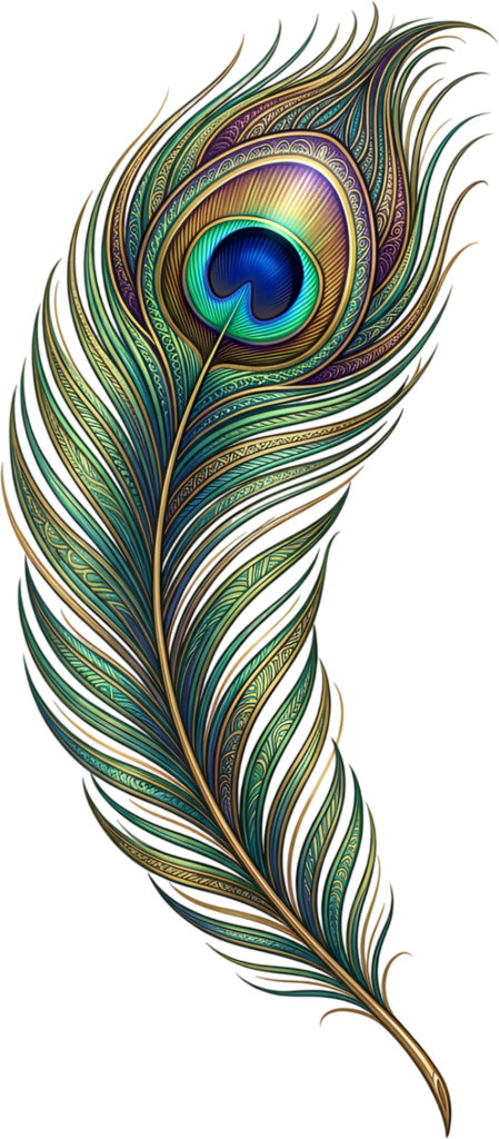 Ornate Patterned Peacock Feather, a luxurious golden Clipart PNG Illustration for regal decorative endeavors 1 - Ornate Patterned Peacock Feather, a luxurious golden Clipart PNG Illustration for regal decorative endeavors Free PNG Download