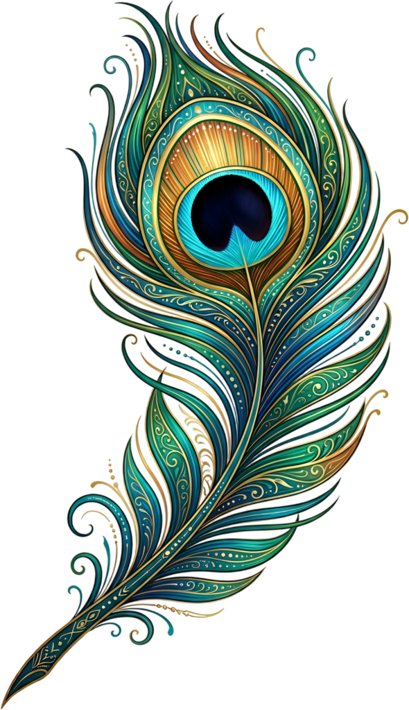 Vibrant Gold Filigree Peacock Feather, an elegant swirled Clipart PNG Illustration for exquisite artistic endeavors 1 - Vibrant Gold Filigree Peacock Feather, an elegant swirled Clipart PNG Illustration for exquisite artistic endeavors Free PNG Download
