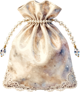 Pastel Quilted Clutch with a pearl and lace diamond pattern, a charming PNG for women's decorative clipart 23 - Pastel Quilted Clutch with a pearl and lace diamond pattern, a charming PNG for women's decorative clipart Free PNG Download